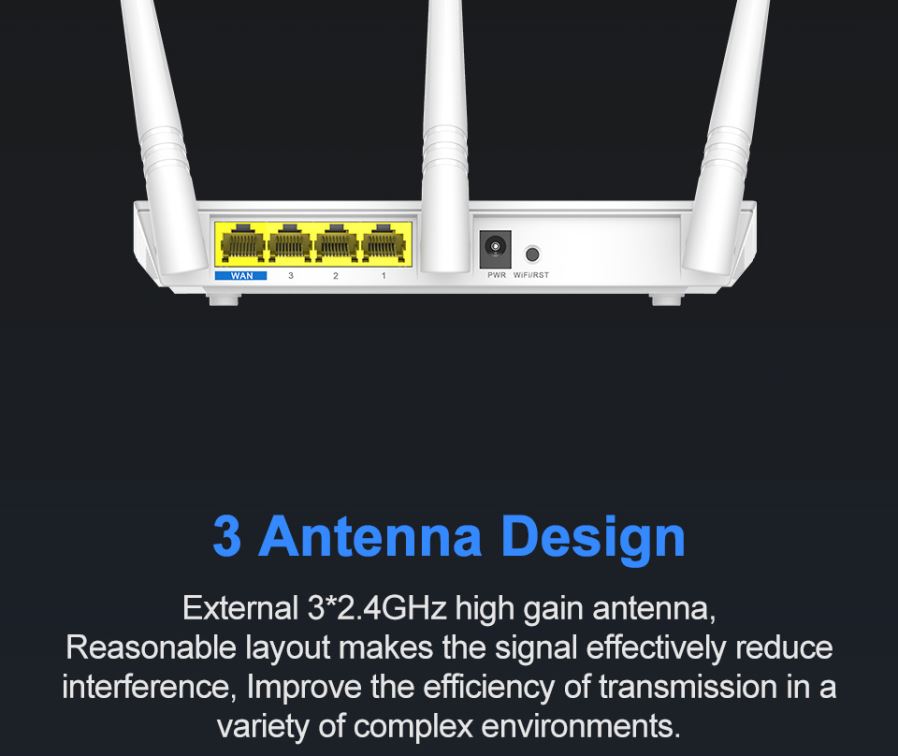 Tenda F3 Wifi Router. (NEW BOX PACK)